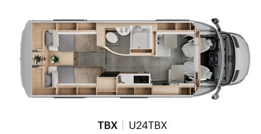 View 2027 Leisure Travel Unity U24TBX complete specs and manufacturer brochures