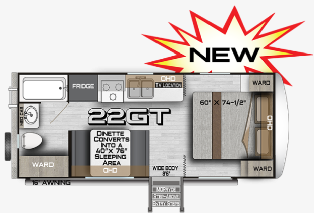 View 2027 Northwood Arctic Fox NXT 22GT complete specs and manufacturer brochures