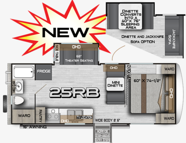 View 2027 Northwood Arctic Fox NXT 25RB complete specs and manufacturer brochures