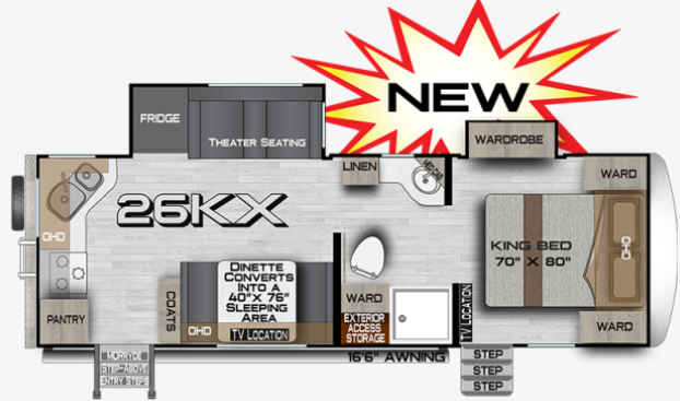 View 2027 Northwood Arctic Fox NXT 26KX complete specs and manufacturer brochures