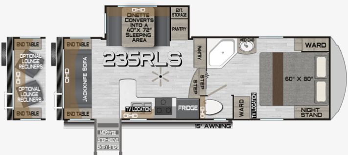 View 2027 Northwood Arctic Fox Rapid 235RLS complete specs and manufacturer brochures