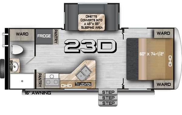 View 2027 Northwood Nash 23D complete specs and manufacturer brochures