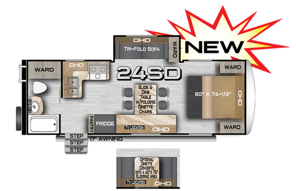 View 2027 Northwood Nash 24SD complete specs and manufacturer brochures