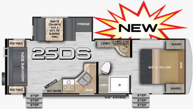 View 2027 Northwood Nash Camp 25DS complete specs and manufacturer brochures