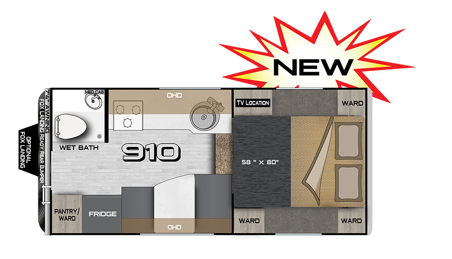 View 2027 Northwood Wolf Creek 910 complete specs and manufacturer brochures