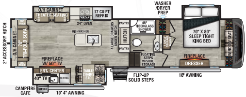 View 2027 Venture RV SportTrek 5 Touring Edition STTF353VIK complete specs and manufacturer brochures