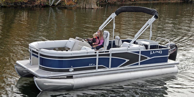 2020 Lund LX 220 Pontoon Boat Cruise specs and literature guide