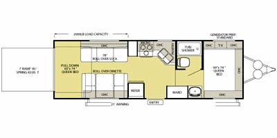 Specs For 2010 Toy Hauler Forest River Wildwood Sport Rvs Rvusa Com Toy Hauler Forest River Wildwood Sport
