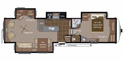 Full Specs For 2013 Keystone Montana Hickory 3400rl Rvs Rvusa Com