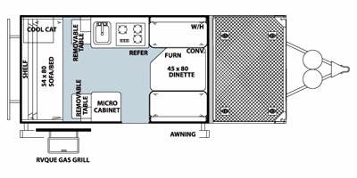 2013 Forest River Flagstaff Hard Side T12SDTH specs and