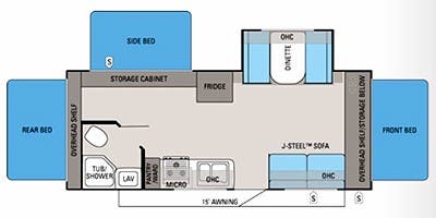 2012 Jayco Jay Feather Ultra Lite X23 F Image