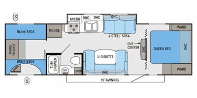 2012 Jayco White Hawk Ultra-Lite 29SQB Image