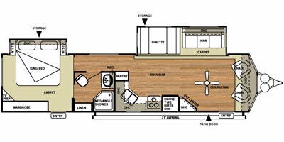 2014 Forest River Wildwood DLX 353FLFB Image