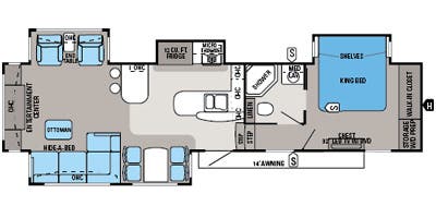 2014 Jayco Pinnacle 36REQS Image