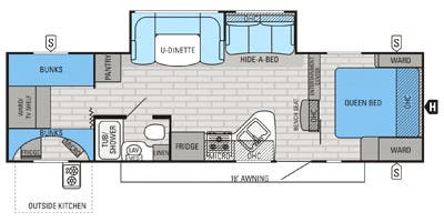 2015 Jayco White Hawk Ultra-Lite 30DSQB Summit Edition Image