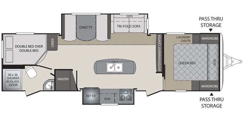 2015 Keystone Bullet Ultra-Lite 29BHPR Image