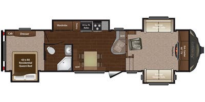 2015 Keystone Sprinter 334FWFLS specs and literature guide
