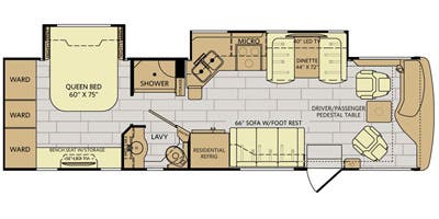 2016 Fleetwood Excursion 33D specs and literature guide