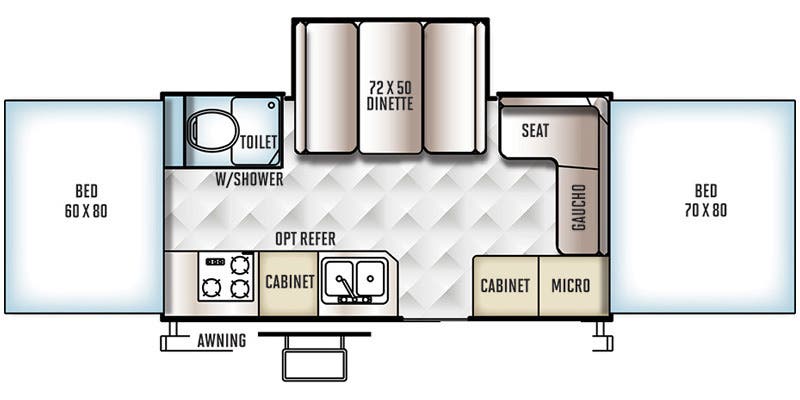 Full Specs for 2016 Forest River Rockwood HW276 RVs ... forest river flagstaff wiring diagram 
