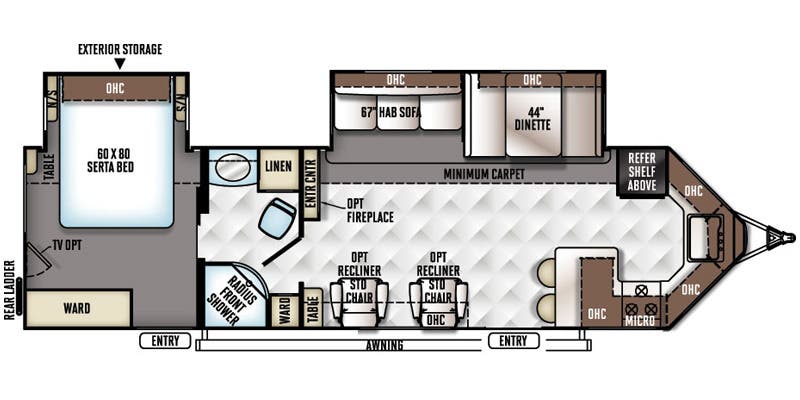 Full Specs for 2016 Forest River Rockwood Windjammer 3008W RVs | RVUSA.com | Wind Jammer Rv Wiring Diagram | | RVUSA