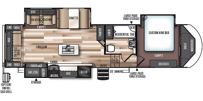 2017 Forest River Wildwood Heritage Glen Lite F276RLIS Image