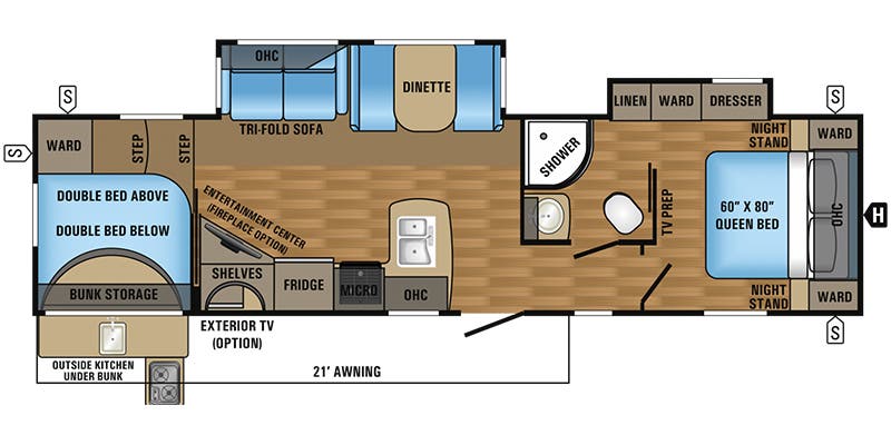 2017 Jayco Eagle HT 295DBOK Image