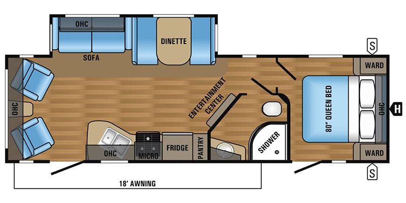 Full Specs For 2018 Jayco Jay Flight 28rls Rvs Rvusa Com Find Specs For 2018 Jayco Jay Flight Br Floorplan 28rls Travel