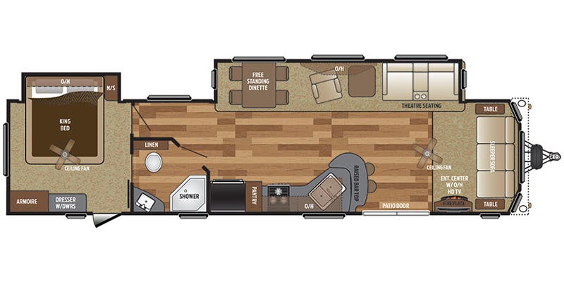 2018 Keystone Retreat Destination Trailer 391fden