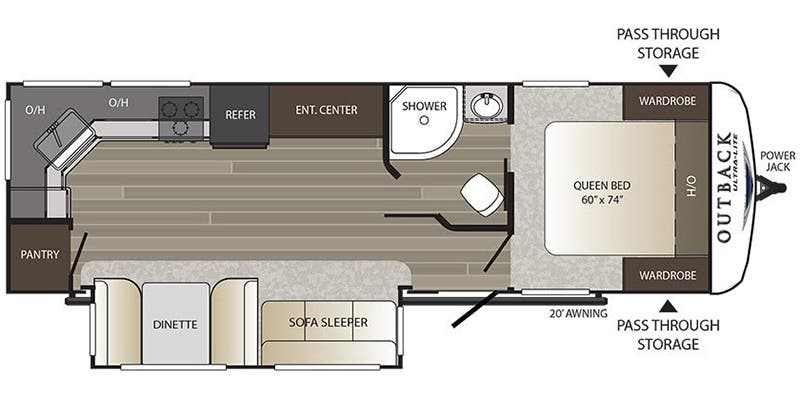 2018 Keystone Outback Ultra-Lite 260UML Image