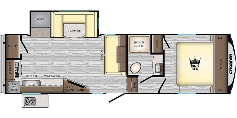 2019 Crossroads Cruiser Aire Fifth Wheel Floorplans Courvelles Rv