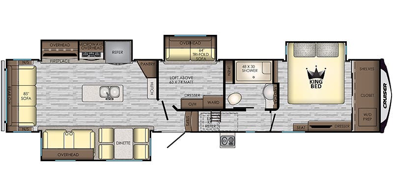 2019 Crossroads Cruiser Cr3771md Fifth Wheel Specs Features
