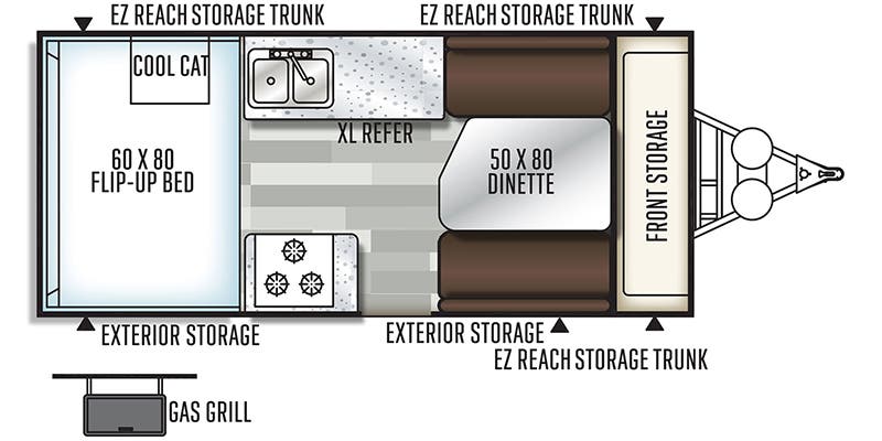 2019 Forest River Rockwood Hard Side A212HW Image