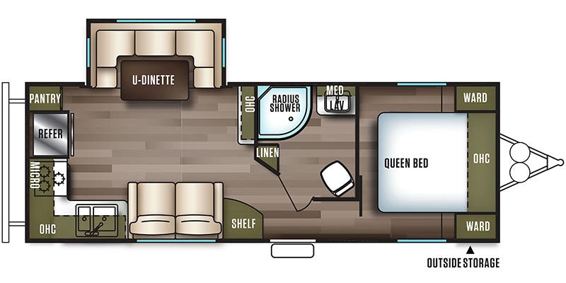 2019 Forest River Wildwood (Travel Trailer) Floorplans | Genuine RV Store