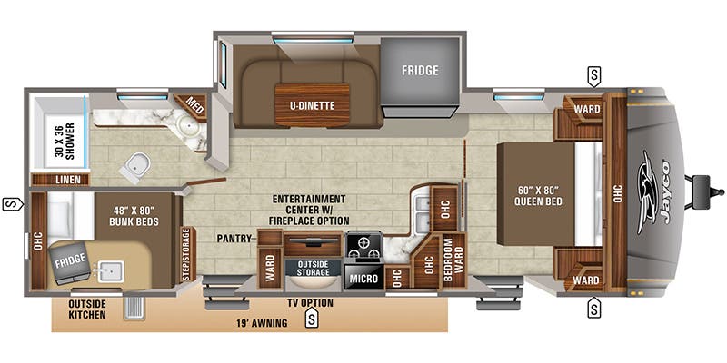 2020 Jayco Eagle Ht Travel Trailer Floorplans Town And Country Rv