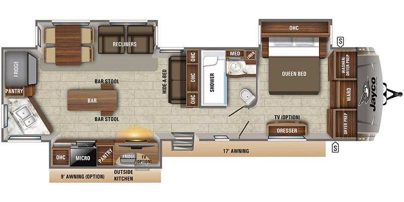 2019 Jayco Eagle Fifth Wheel Floorplans Town And Country Rv