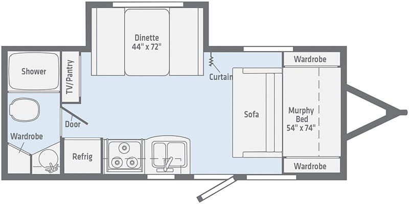 2020 Winnebago Micro Minnie Specs & Floorplans