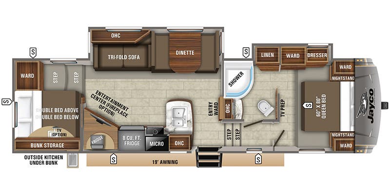 2020 Jayco Eagle Ht 29 5bhds Fifth Wheel Specs Features Town