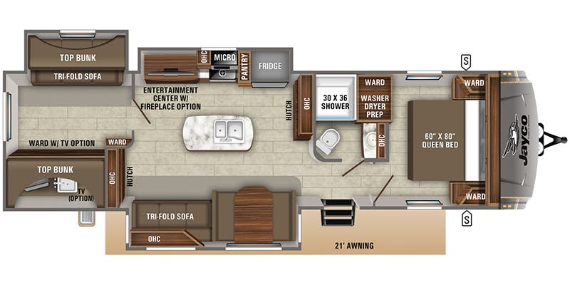 2020 Jayco Eagle HT 312BHOK specs and literature guide