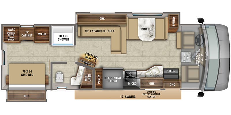 2021 Jayco Precept (Class A) Floorplans | Town and Country RV