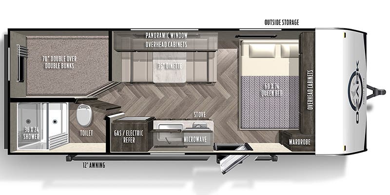 2021 Forest River Ozark 1650bhk Specs And Literature Guide