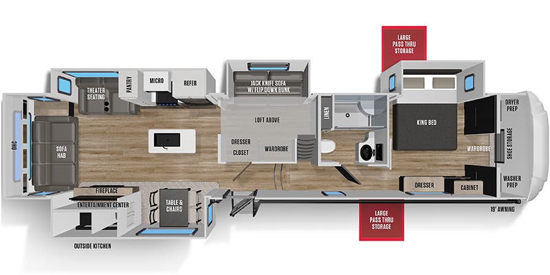 Full Specs For 2021 Forest River Wildcat 368mb Rvs Rvusa Com