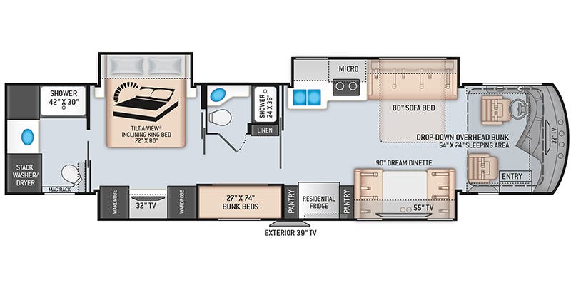 2022 Thor Motor Coach Venetian B42 Image