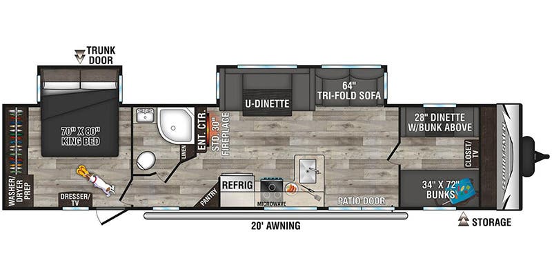 Destination Rvs 2023 K-Z Sportsmen Destination 362BH specs and literature guide