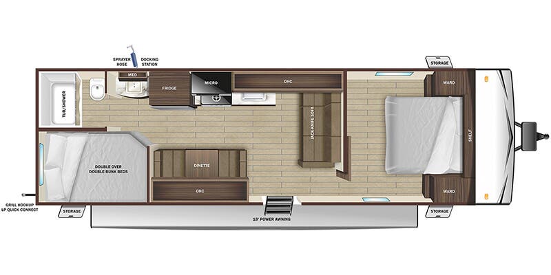2025 Highland Ridge Open Range Conventional Specs & Floorplans