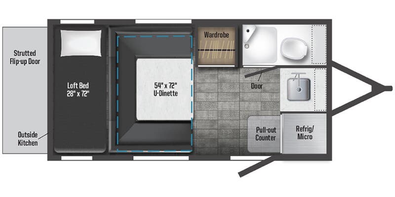 thumbnail image 2 of 2-Pack N Scale 1:160 Winnebago 32.5 Ft Travel Trailer RV Camper | Model Train Cars 2 of 6