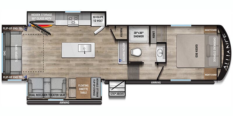 2025 Alliance RV Avenue All-Access Series 29RL specs and literature guide
