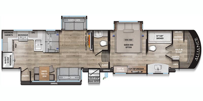 2025 Alliance RV Paradigm RV Specs Guide